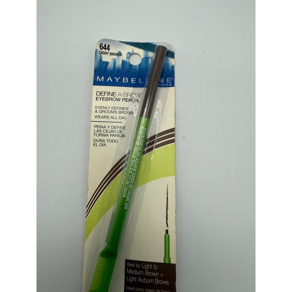 Maybelline Define-A-Brow Eyebrow Pencil 644 Light Brown Waterproof Mechanical